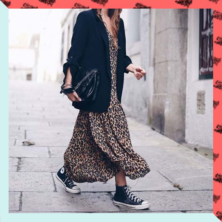 10 vestidos de leopardo que no te harán ver vulgar