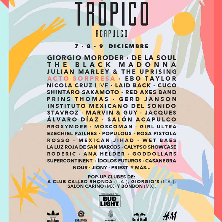 Trópico 2018: el festival de música en Acapulco ya tiene Line Up 0