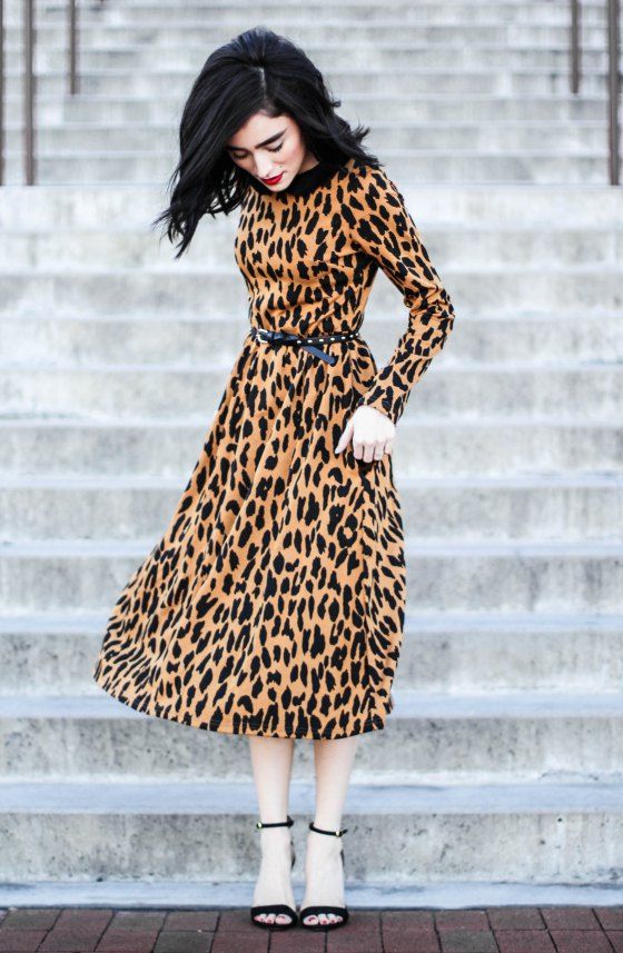 vestidos de leopardo
