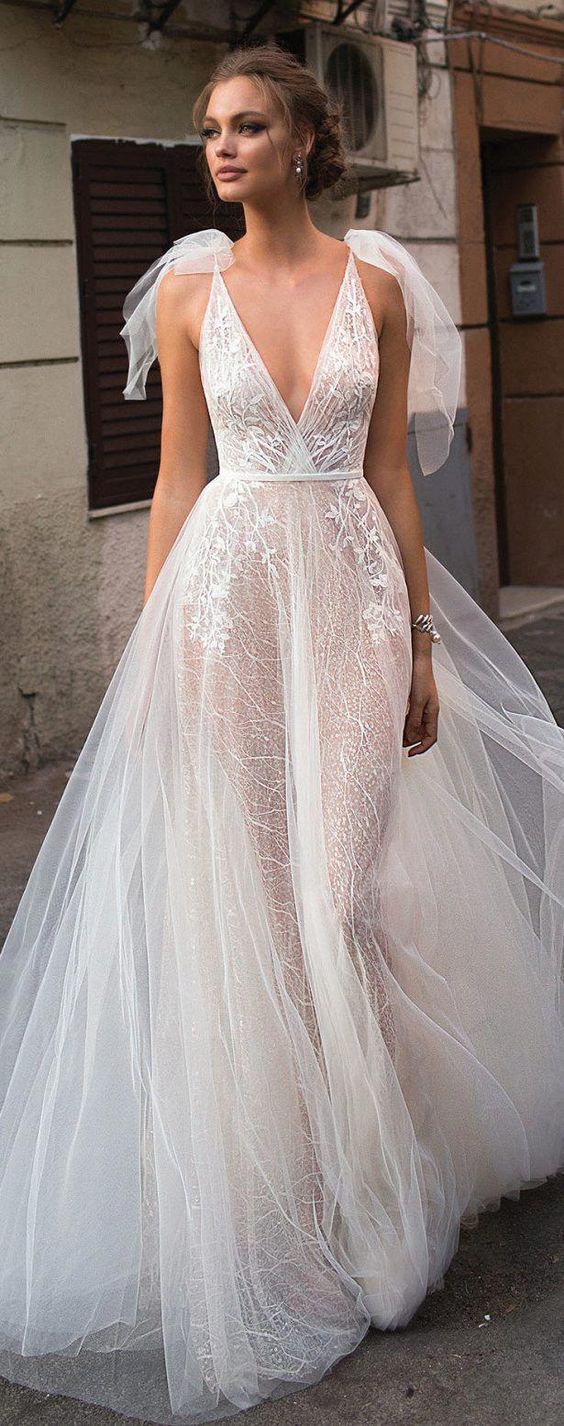 vestidos de novia escotados