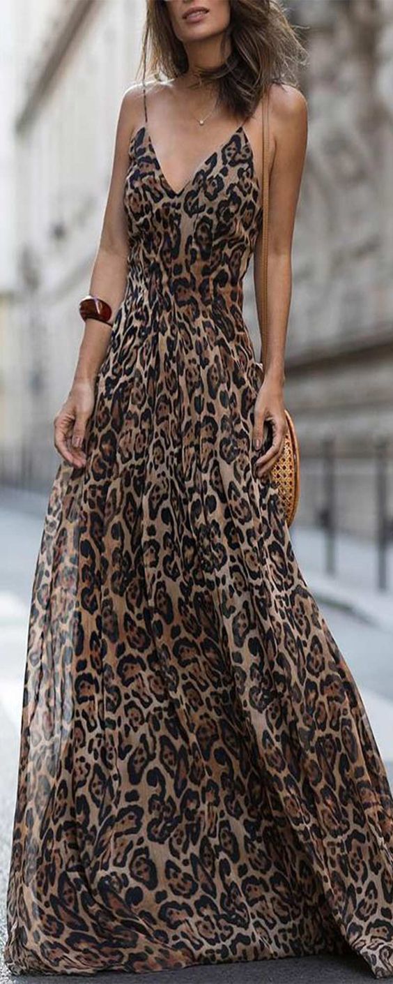 vestidos de leopardo