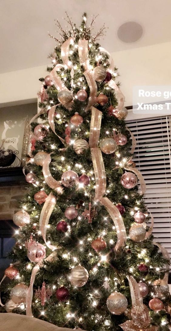Navidad en oro rosado