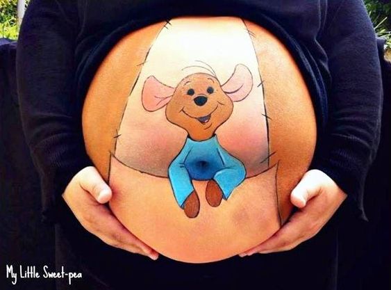 pintar tu barriga durante el embarazo