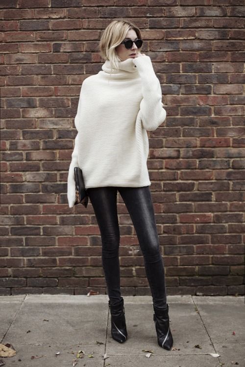 10 formas de combinar tus pantalones negros en invierno 0