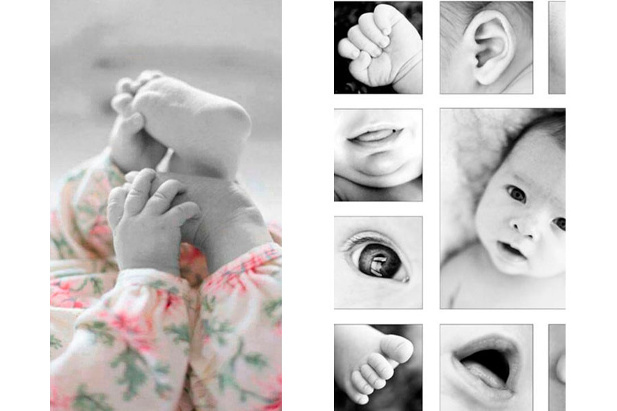8 increíbles ideas para retratar a tu bebé de 6 meses