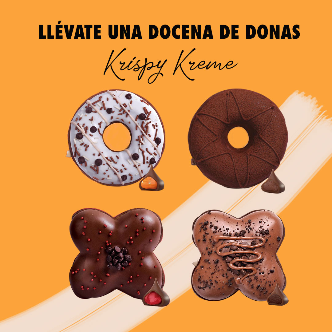 Llévate una docena de donas de Krispy Kreme para San Valentín