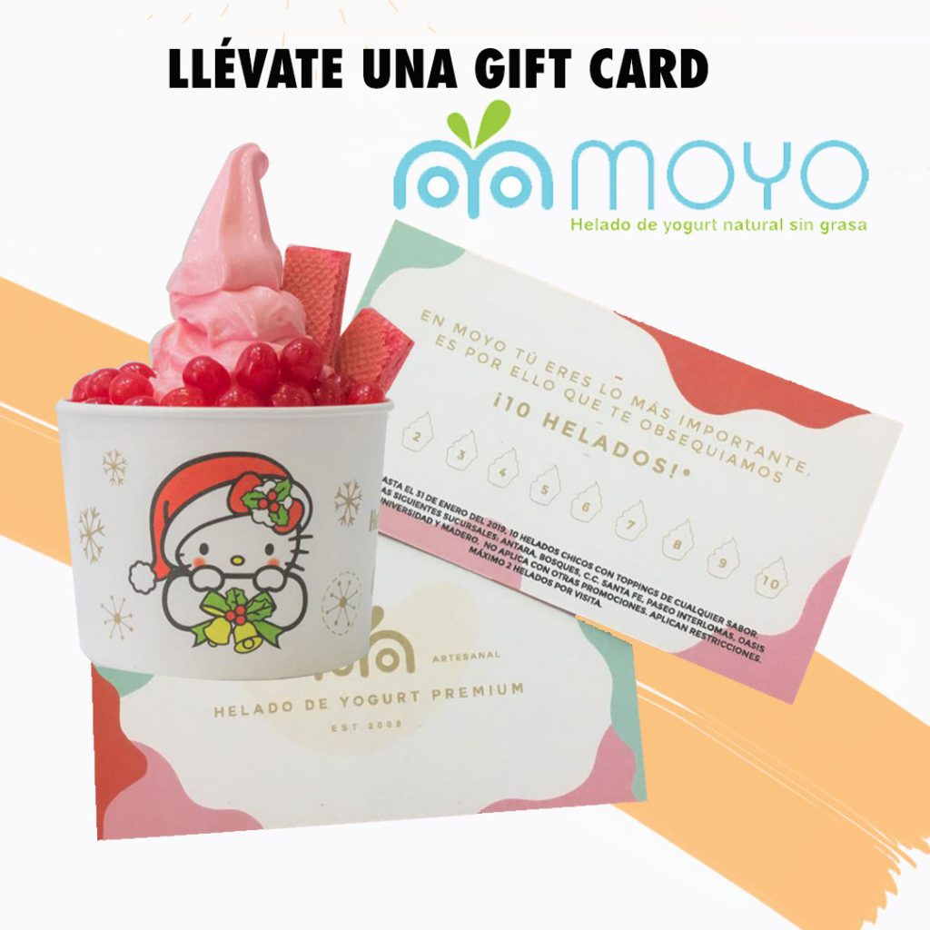 Llévate una gift card de Moyo