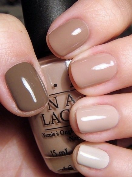 diseños de uñas cafés