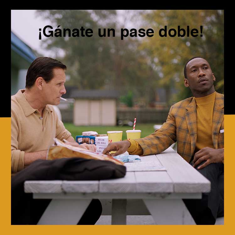 ¡Gánate un pase doble para ver la película Green Book!