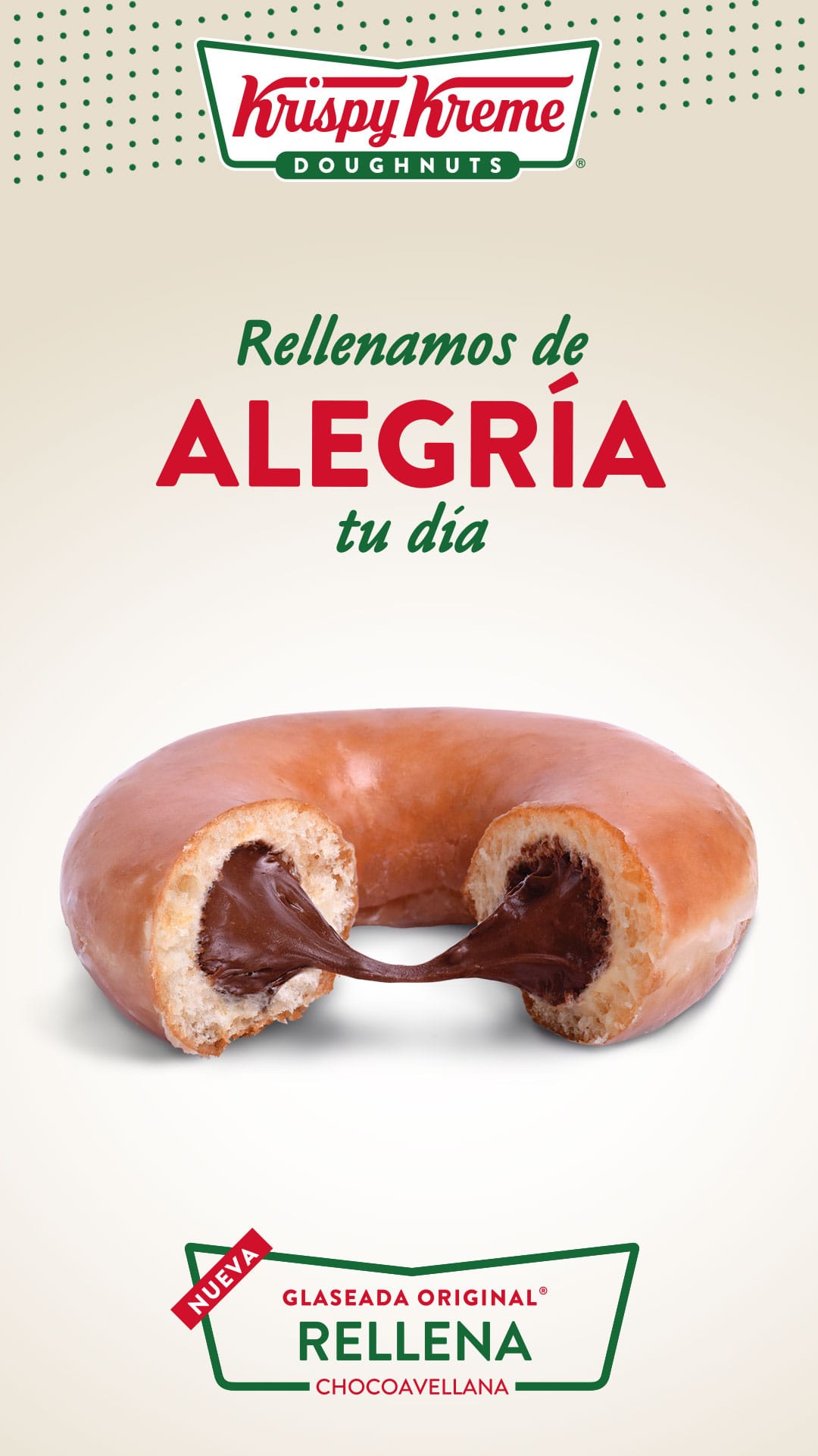 Conoce la nueva dona rellena de Krispy Kreme y llévate un cupón 0