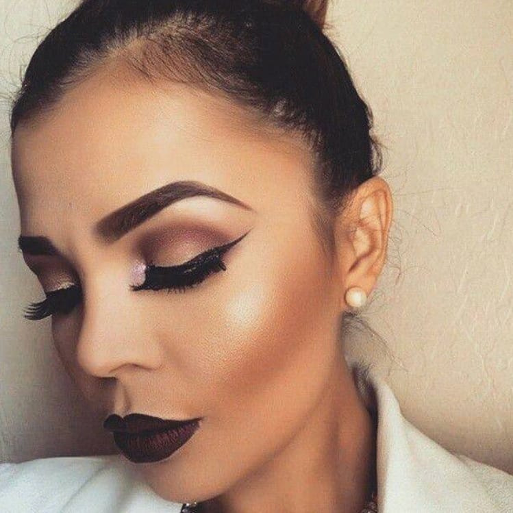 10 ideas de maquillaje de noche para mujeres de piel morena