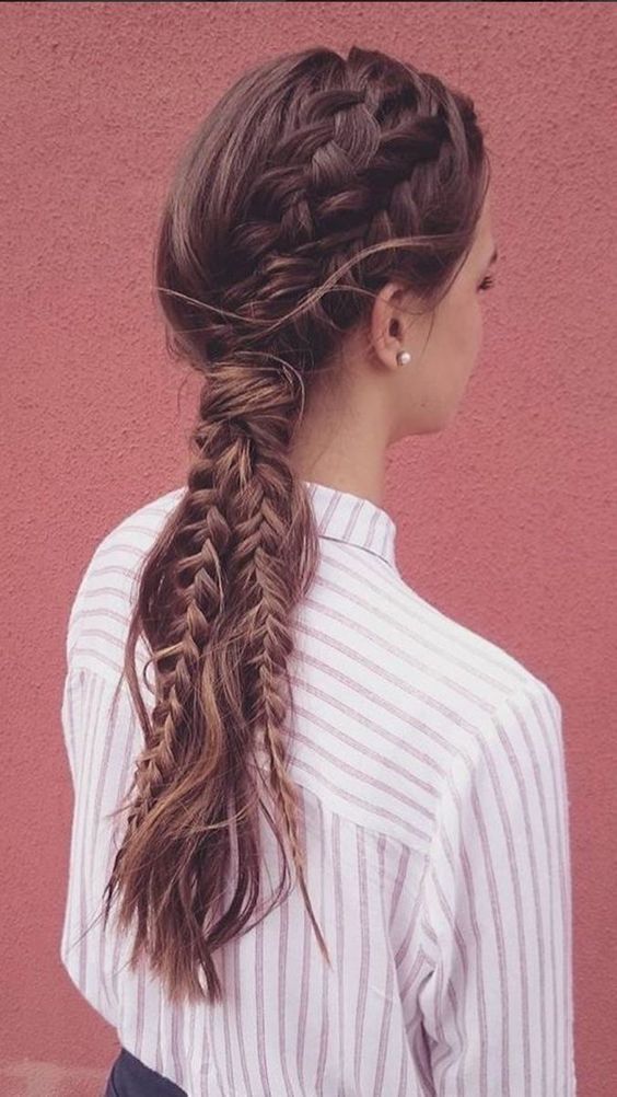 peinados con trenzas