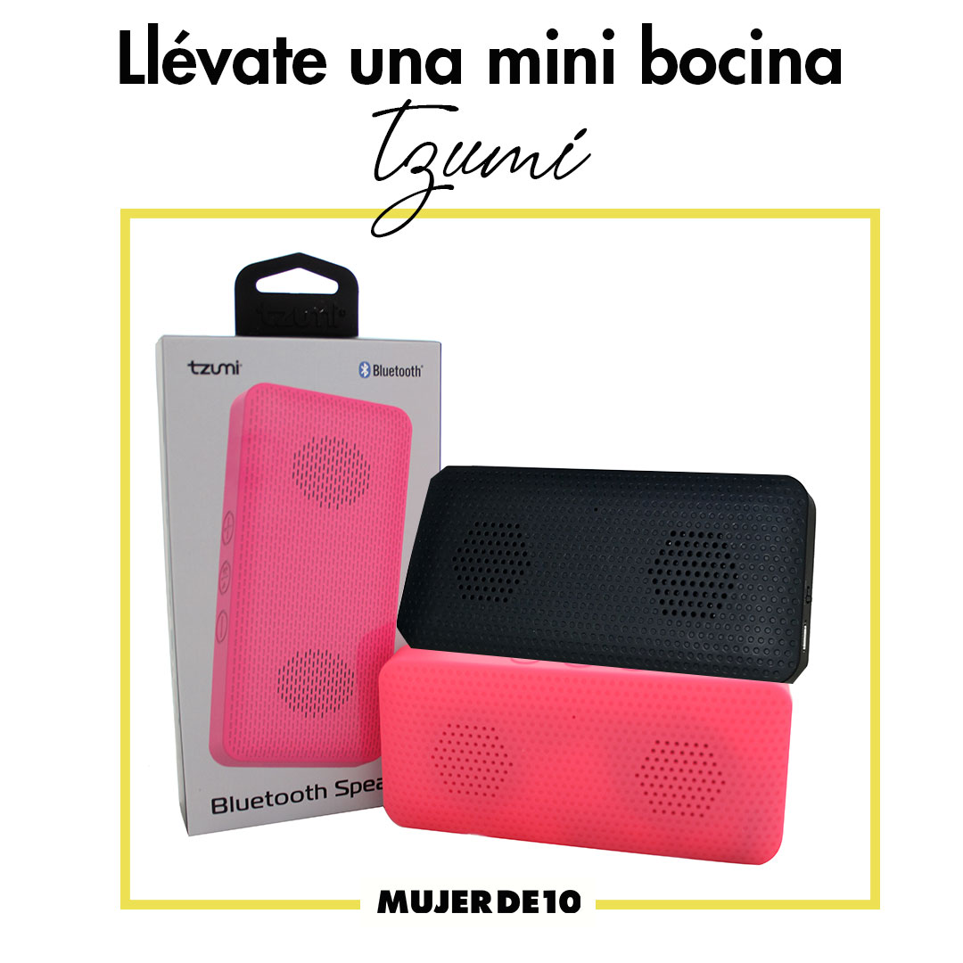 Llévate una mini bocina Tzumi 0