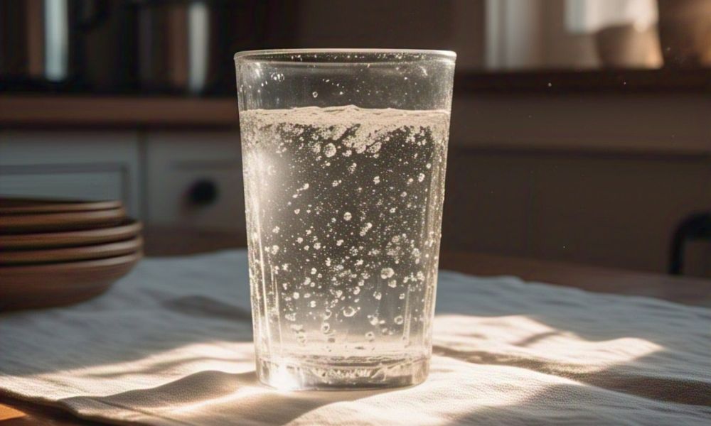Agua con bicarbonato de sodio