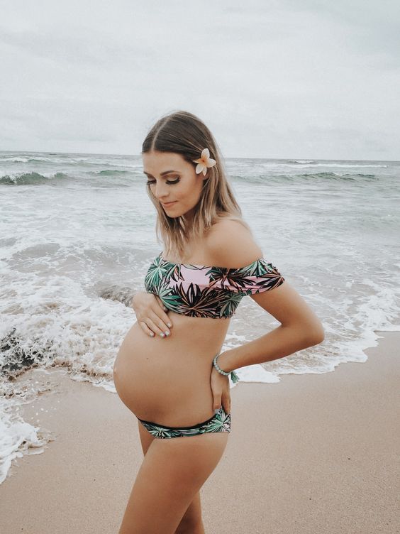 trajes de bano para embarazadas playa