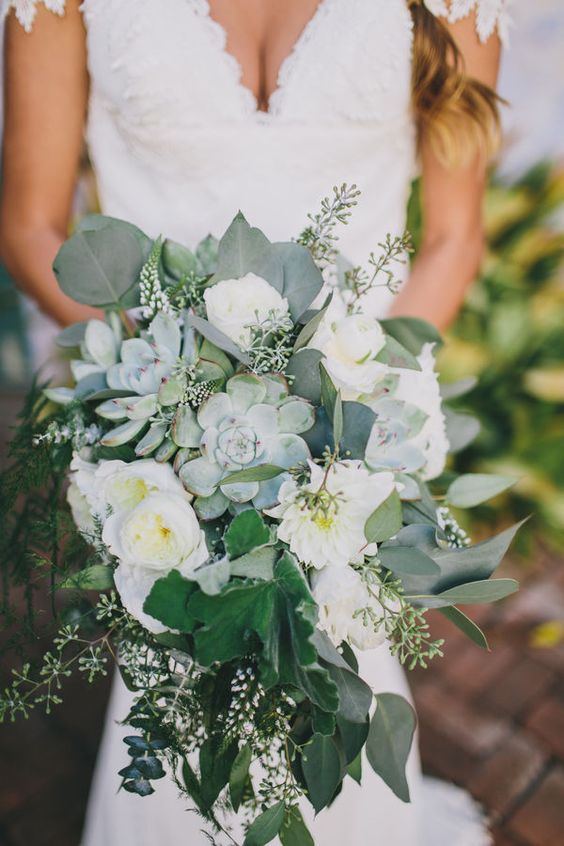 10 ideas de decoración de boda con plantas muy barata 7
