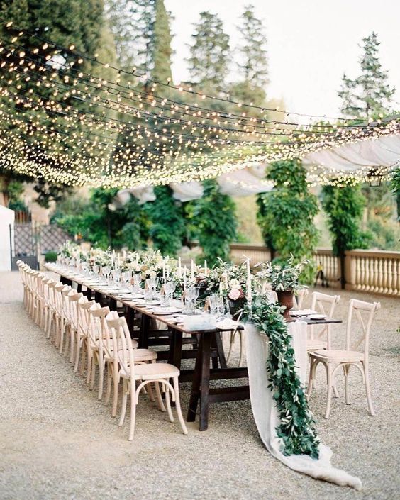 10 ideas de decoración de boda con plantas muy barata 4