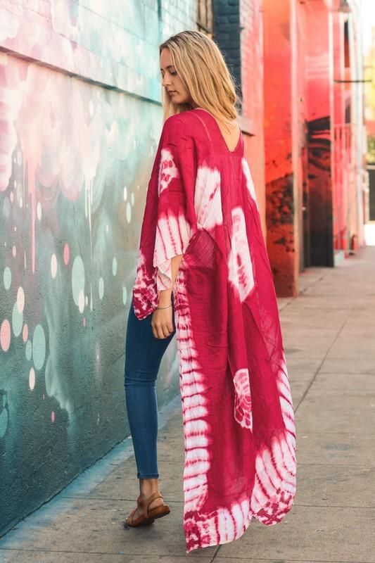 usar tie dye kimono