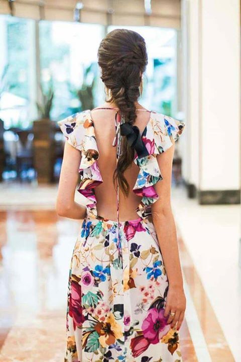 vestidos con flores