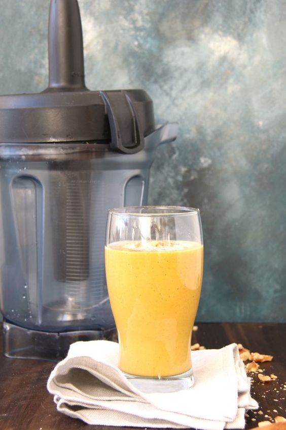 batido de avena con calabaza