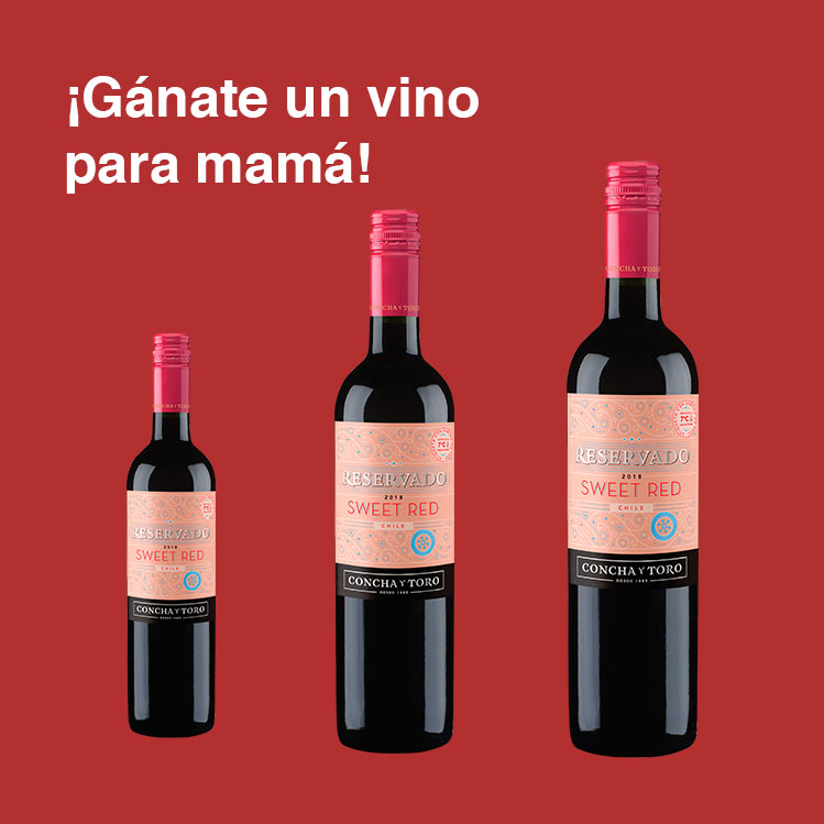 #ReservadoSweetRed de Concha y Toro te regalan un vino