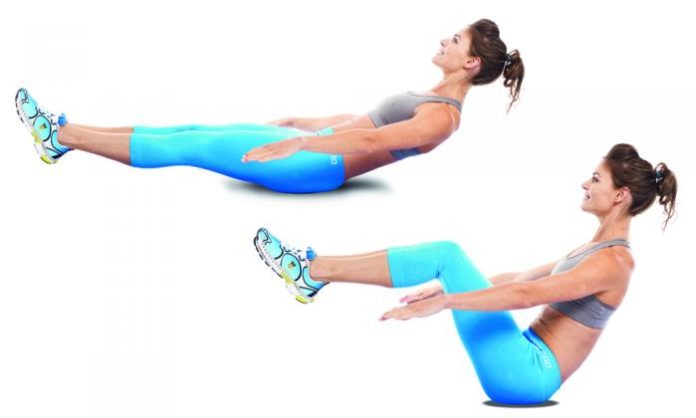 ejercicio para abdomen plano flexion en abdominales