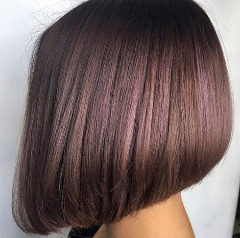 cabello rose brown corto bob