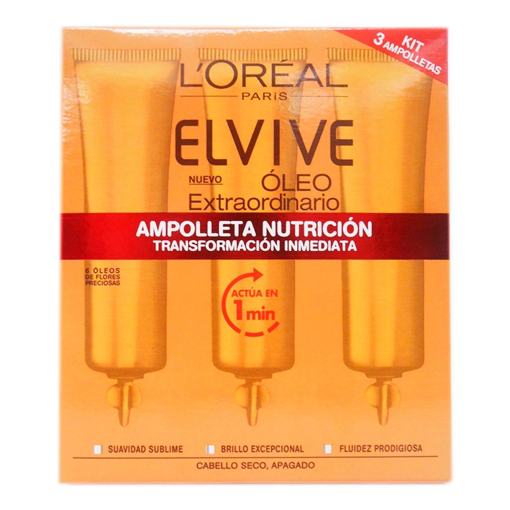 ampolleta para nutrir cabello loreal elvive