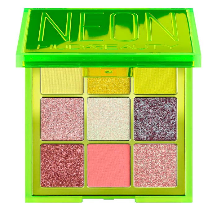 paleta de sombras para ojos neon de huda beauty