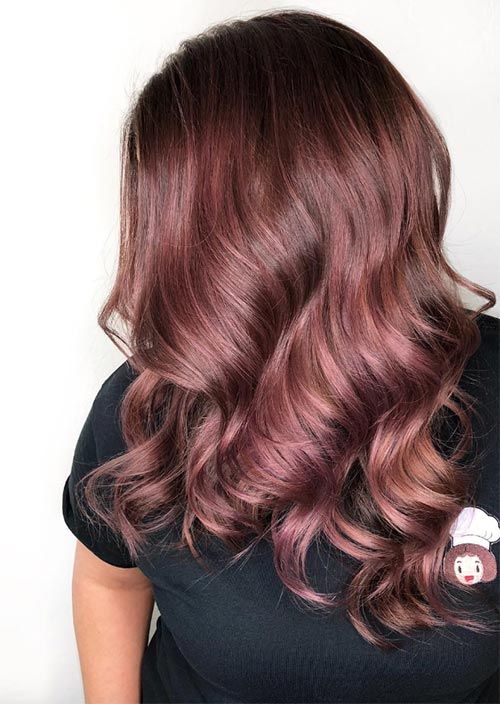 rose brown tinte morenas