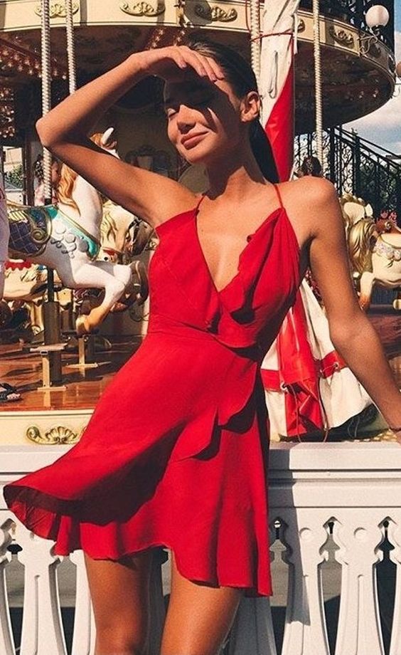 vestido rojo para atraer el amor