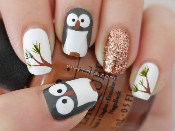 10 diseño de uñas de animales que te encantaran 1