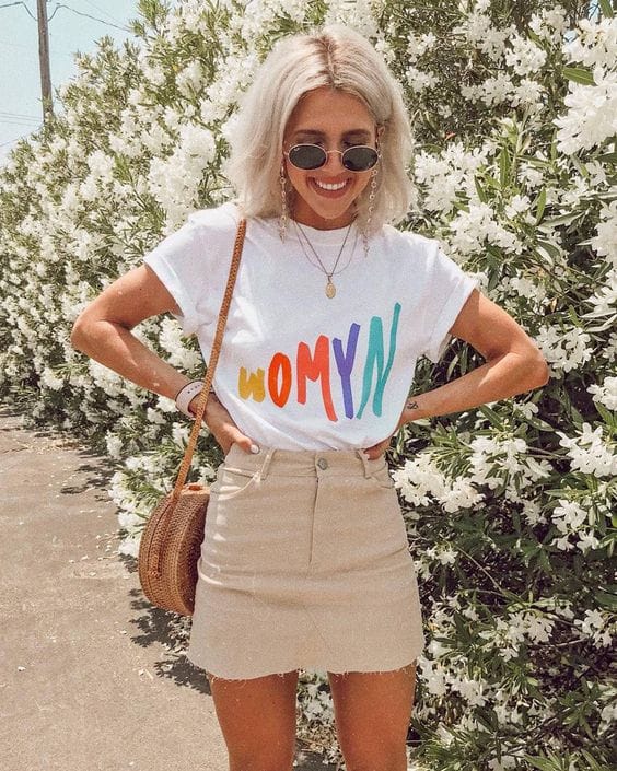 10 ideas de outfit con falda para la universidad 4