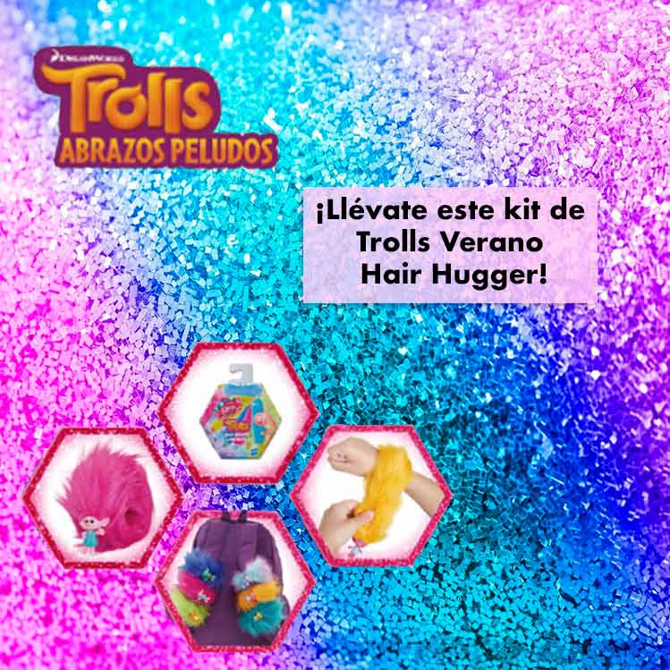 Llévate un Kit de Trolls Verano Hair Hugger para tu niña