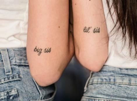 8 increíbles diseños de tatuajes para hermanas 2