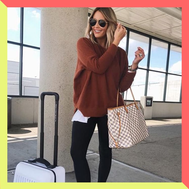 10 outfits para viajar en avión cómodamente