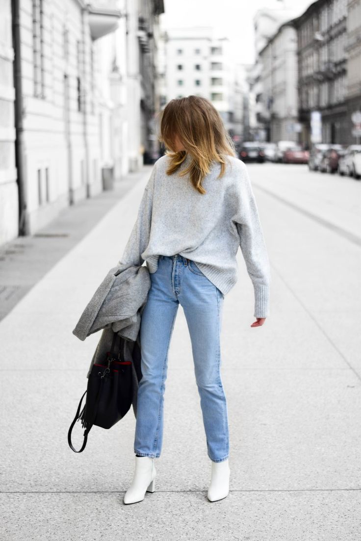 10 idea de como combinar tus botines blancos en invierno 0