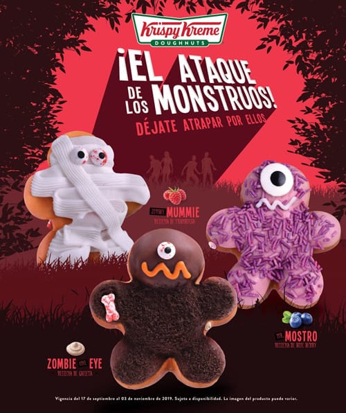 Krispy Kreme te invita a vivir el ataque de los monstruos 0