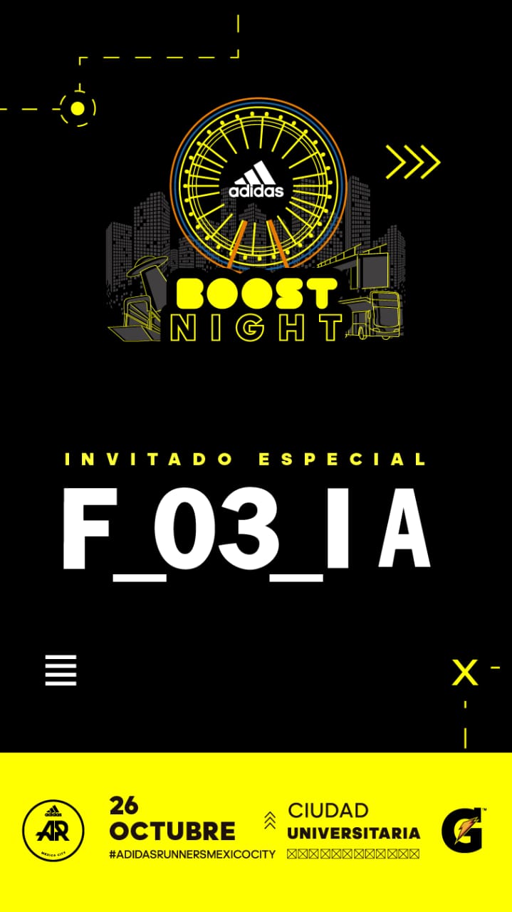 Llévate un pase para la carrera Adidas Boost Night 1