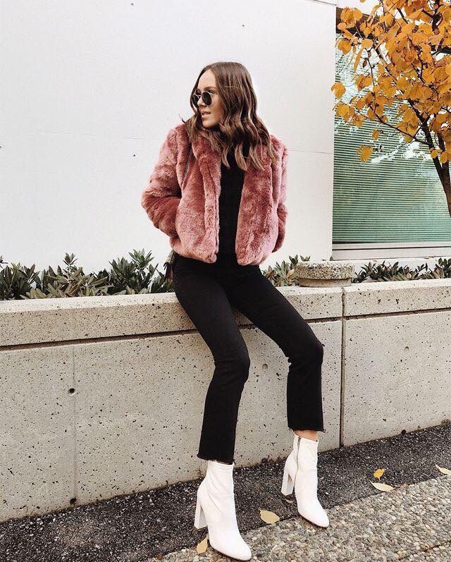 10 idea de como combinar tus botines blancos en invierno | Mujer de 10