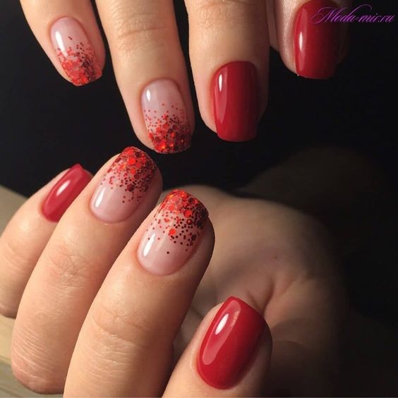 10 diseños de uñas rojas que te harán lucir elegante 5
