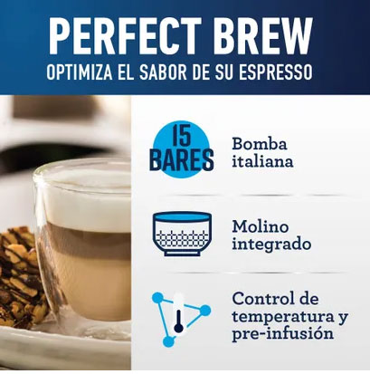 Nueva cafetera oster infografia perfect brew 
