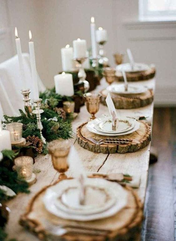 10 ideas de decoración de mesa navideña elegante 5