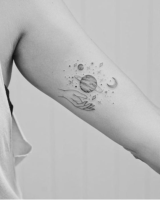 10 ideas de tatuajes astrológicos discretos y fascinantes