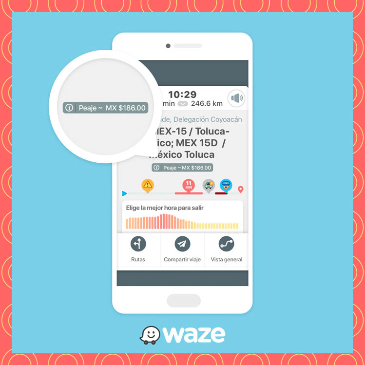 Ya puedes consultar precios de casetas en Waze