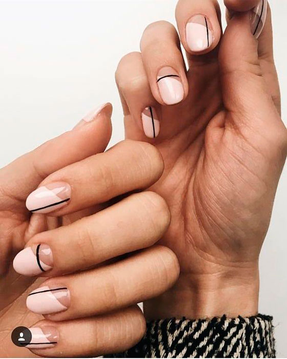 12 auténticas ideas de uñas minimalistas que puedes hacer tú misma