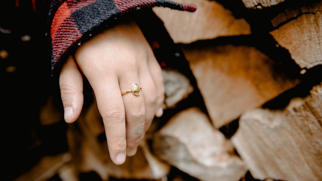 Anillo de promesa estilo