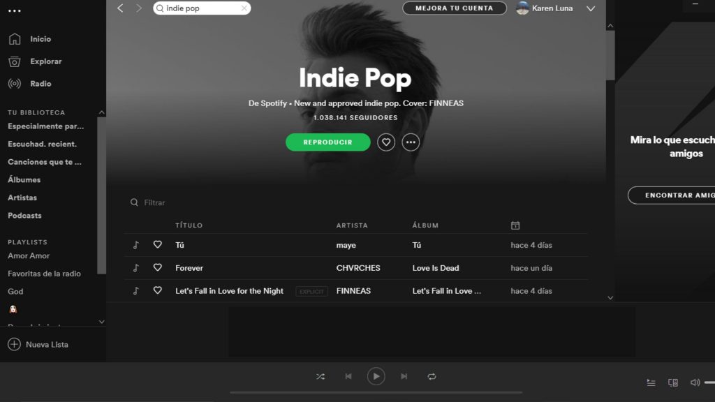 Indie pop playlist