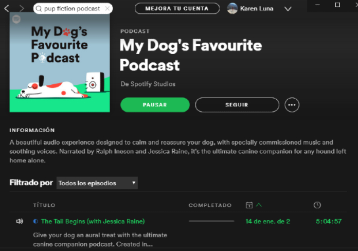 Podcast para perros