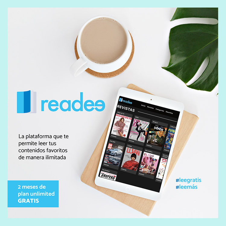 Llega a México Readee, la práctica plataforma digital para leer revistas